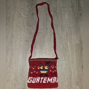 Missionary Support Hand Crafted Knit Guatemala Cross Body